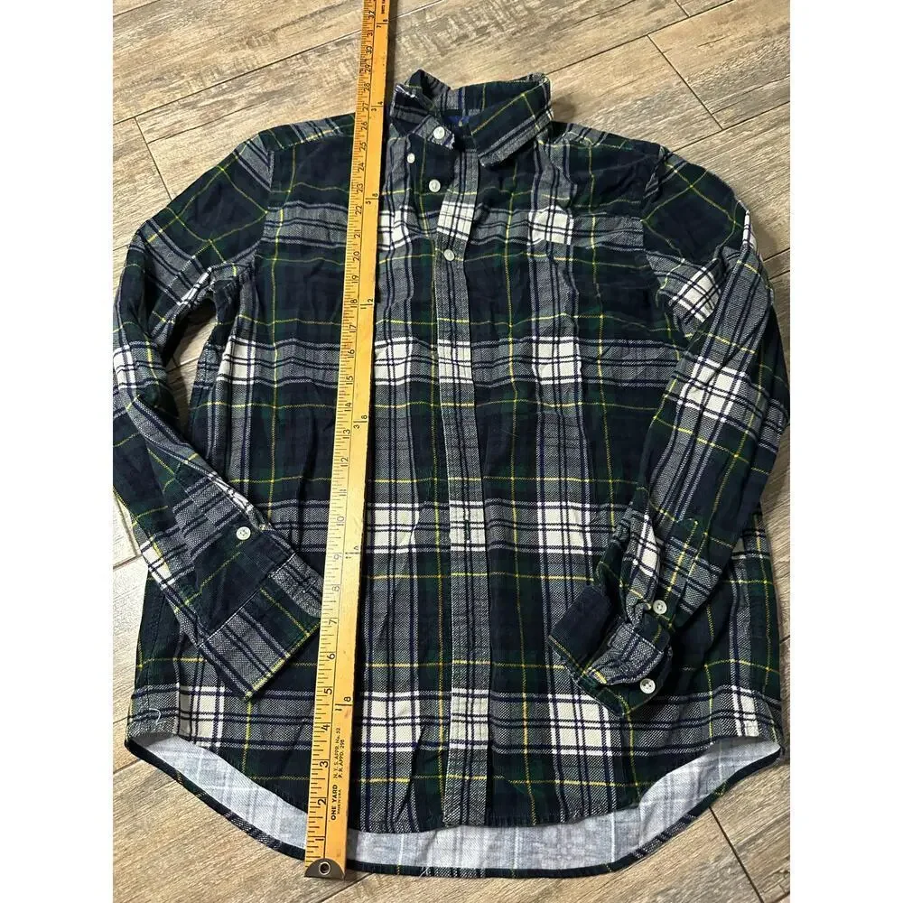 Ralph Lauren Boys Multicolor Cotton Corduroy Button Down Shirt Size XL 18/20